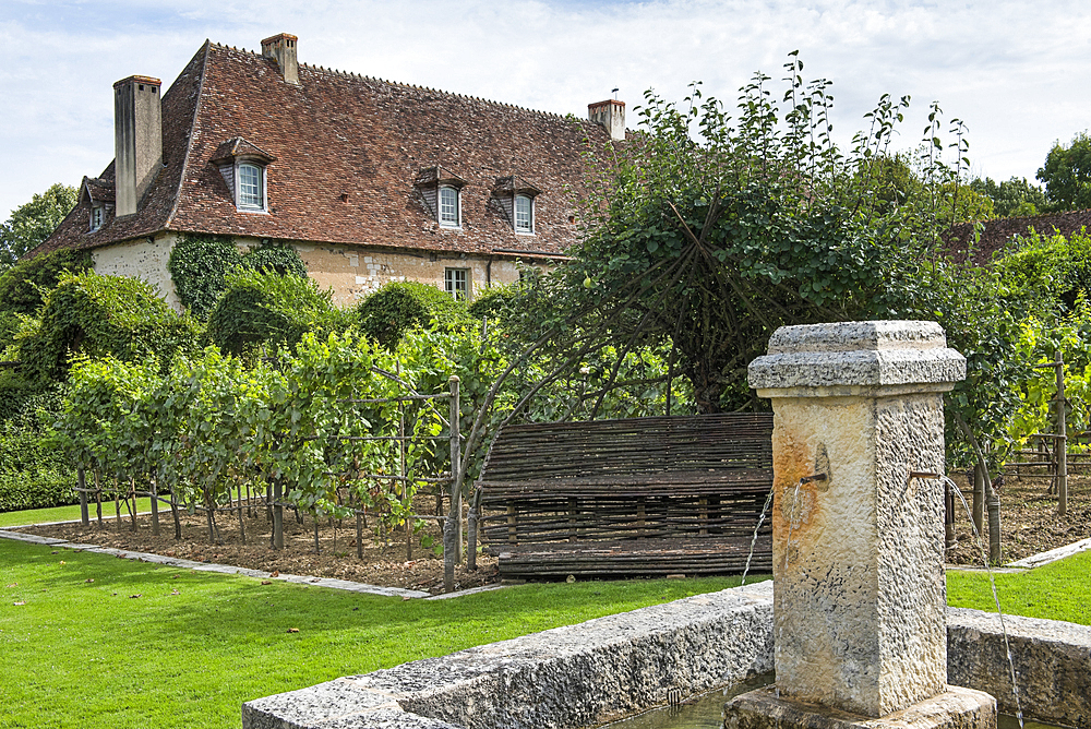 Gardens of the Priory of Our Lady of Orsan (French:Prieure Notre-Dame d'Orsan), Department of Cher, Historic Province of Berry, Centre-Val de Loire region,France