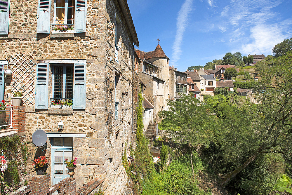 Village of Gargilesse-Dampierre, Department of Indre, Historic Province of Berry, Centre-Val de Loire region,France