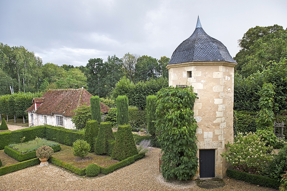 Manor house of Domaine de Poulaines, Poulaines, Department of Indre, Historic Province of Berry, Centre-Val de Loire region,France