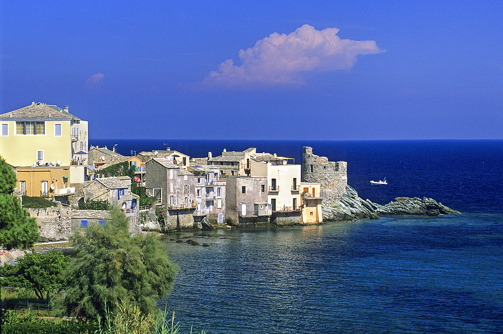 Marina of Erbalunga, commune of Brando, Cap Corse,Upper Corsica, Northern Corsica,France,Europe