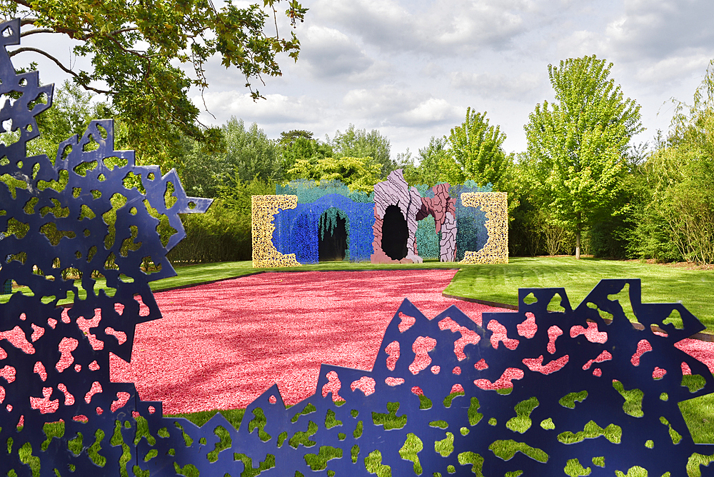 ' Le Jardin des Hypothese', garden by Bernard Lassus, Pres du Goualoup, Domain of Chaumont-sur-Loire, Loir-et-Cher department, Centre-Val de Loire region, France, Europe