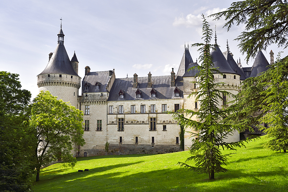Castle, Domain of Chaumont-sur-Loire, Loir-et-Cher department, Centre-Val de Loire region, France, Europe