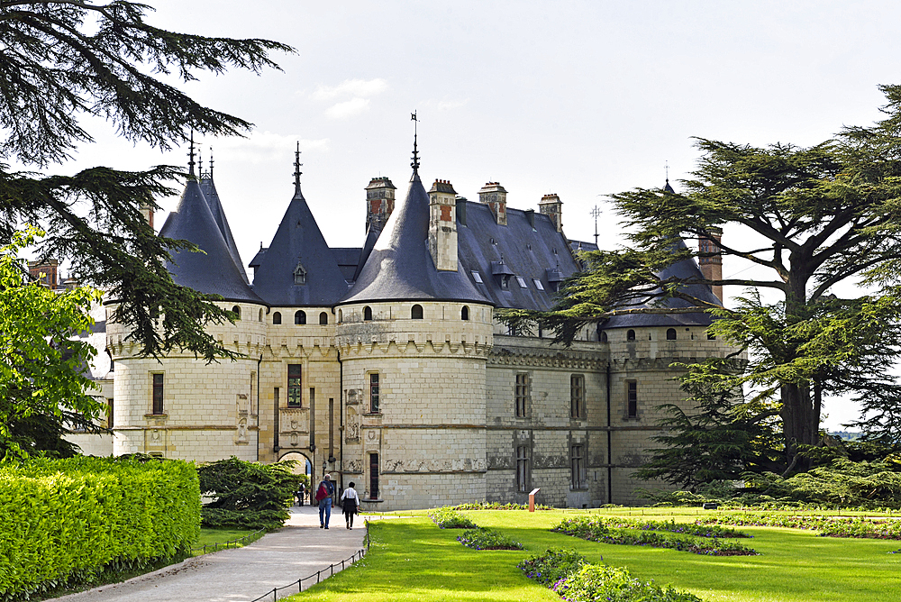 Castle, Domain of Chaumont-sur-Loire, Loir-et-Cher department, Centre-Val de Loire region, France, Europe