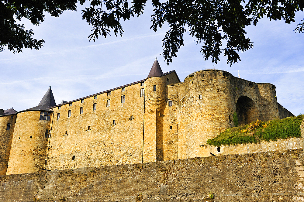 Chateau,one of the largest fortified medieval castle in Europe,Sedan,Ardennes department,Champagne-Ardenne region,France,Europe