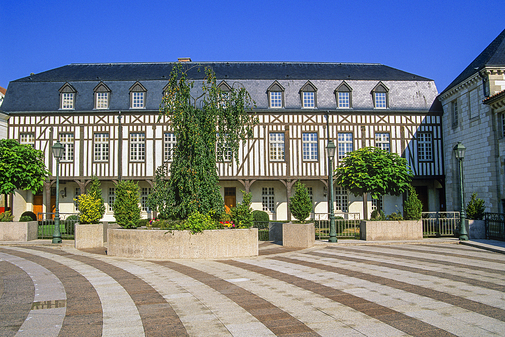 Former Benedictine convent of Vinetz on Europe Square,Chalons-en-Champagne, Marne department, Champagne-Ardenne region,France,Europe