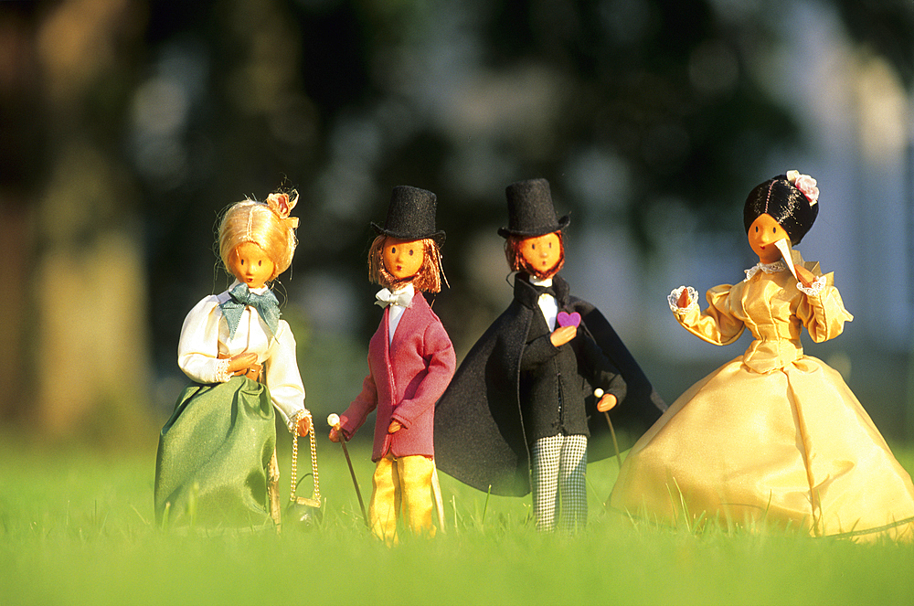 Peynet's dolls,Meurthe-et-Moselle department,Lorraine region,France,Europe