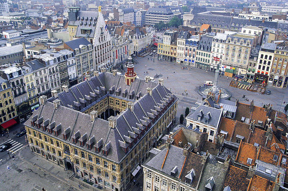 Vieille Bourse, Grand Place, Lille,Nord department,Nord-Pas-de-Calais region,France,Europe