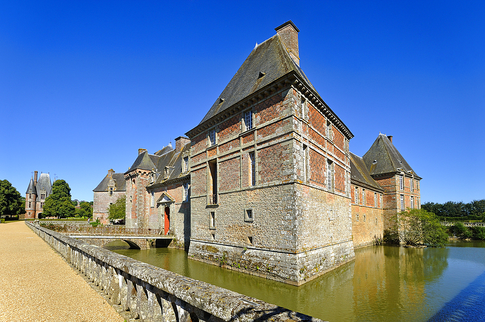 Chateau de Carrouges, Domfront, department of Orne, Normandie region, France, Europe