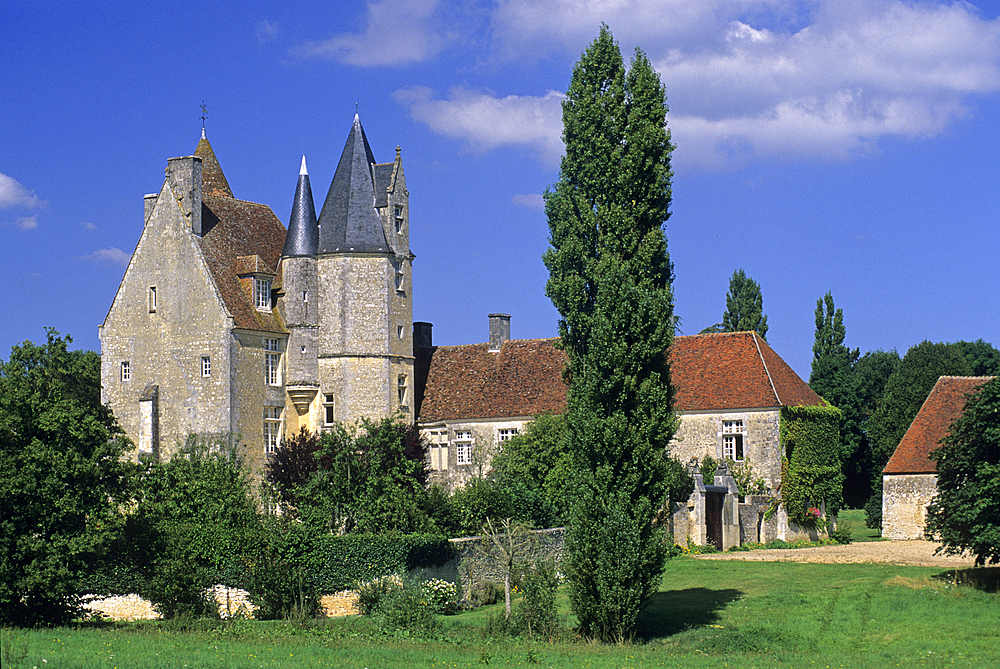 La Vove manor house at Corbon,Regional Natural Park of Perche,Orne department,Lower Normandy region,France,Western Europe
