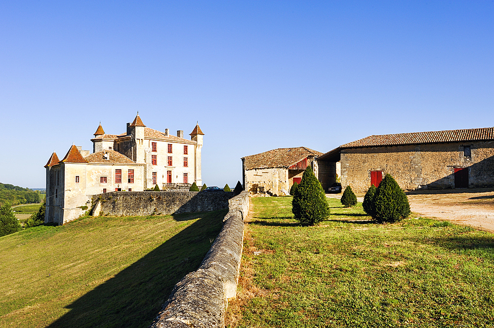 Feudal Castle of Monbadon,Monbadon-Puisseguin,Gironde department,Aquitaine region,south-western France,Europe
