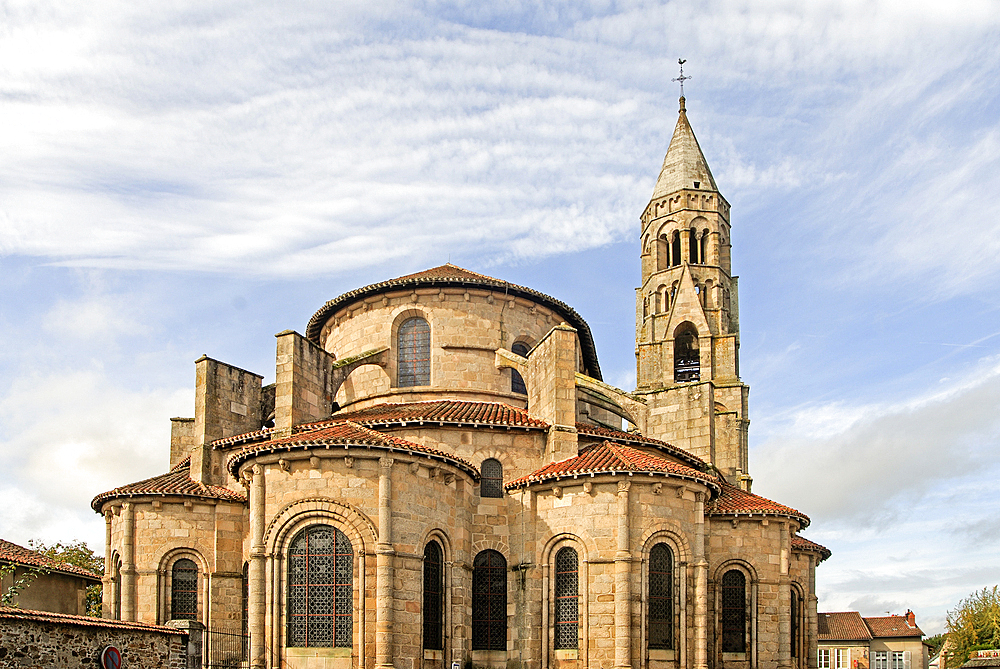 Collegiate church of Saint-Leonard-de-Noblat, Haute-Vienne department,Limousin region,France,Europe