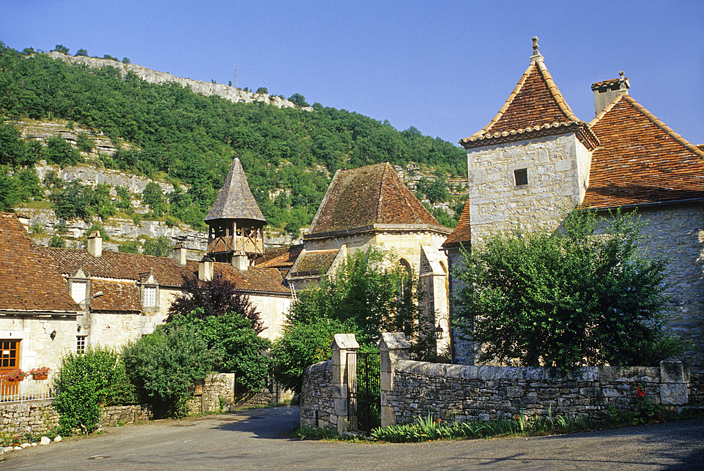 Espagnac-Sainte-Eulalie, Cele River Valley,Lot department,Midi-Pyrenees region, Occitanie, France, Europe