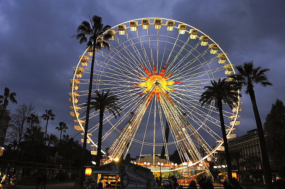 Big wheel,Nice Carnival,Nice,French Riviera,Alpes-Maritimes(Maritime Alps) department, Provence-Alpes-Cote d'Azur region ,France