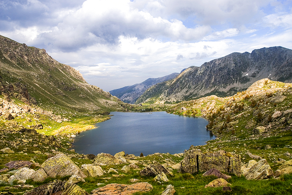 Long Lake,Vallee des Merveilles, Mercantour National Park, Alpes-Maritimes department, Provence-Alpes-Cote d'Azur region, southeast of France, Europe.