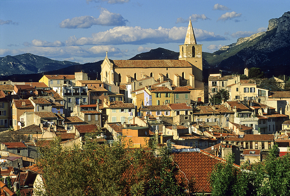 Old town of Aubagne,Bouches-du-Rhone department,Provence-Alpes-Cote d'Azur region,France,Europe