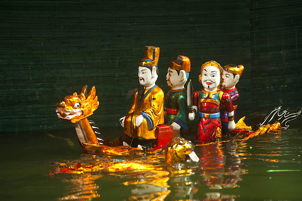 Thang Long Water Puppet Theatre, Hanoi, Northern Vietnam, Southeast Asia