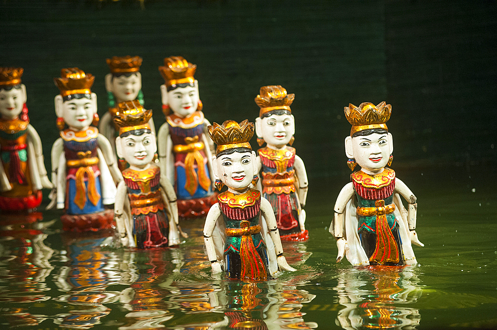 Thang Long Water Puppet Theatre, Hanoi, Northern Vietnam, Southeast Asia