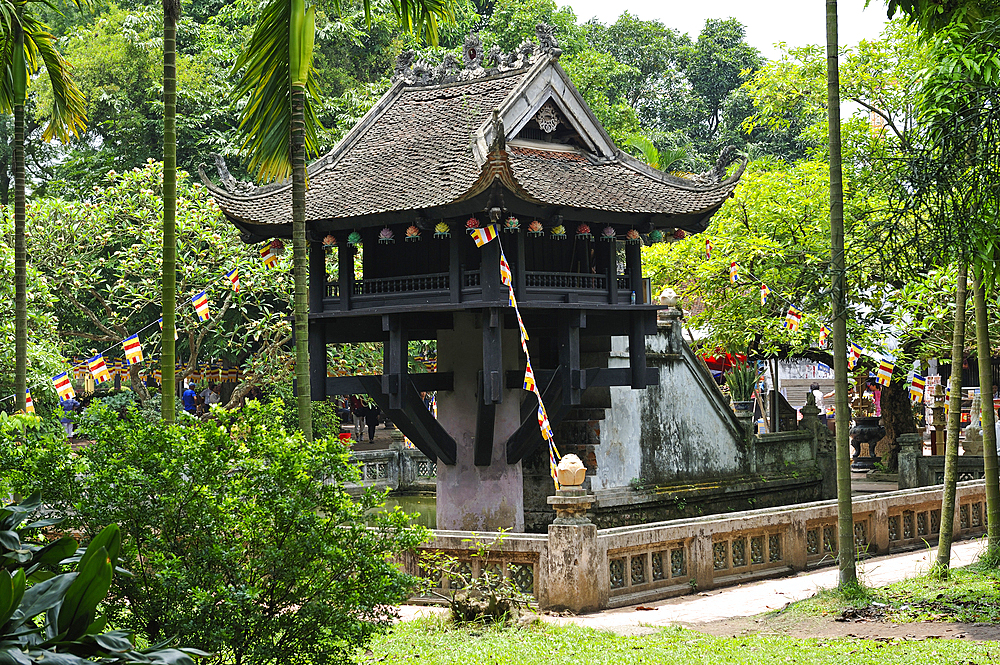One Pilar Pagoda, Hanoi, Northern Vietnam, Southeast Asia