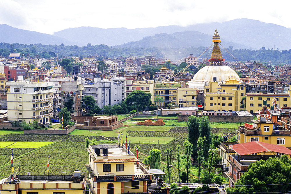 Bodnath Temple,Nepal,Himalaya,South Asia
