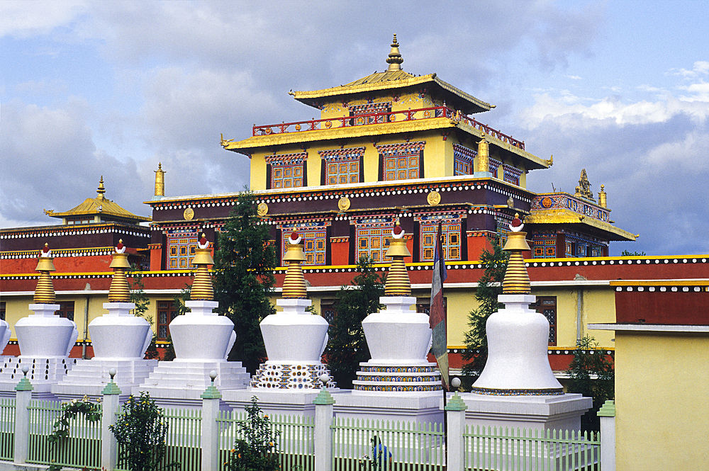 Shechen monastery,Buddhist philosophy university,Bodnath,Katmandu,Nepal,Himalaya,South Asia