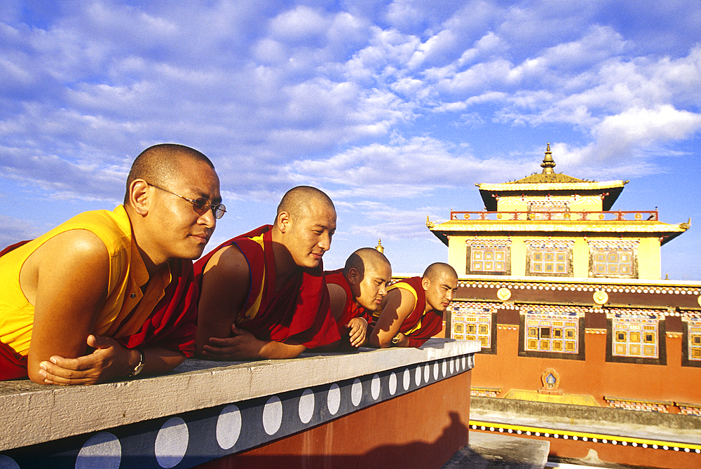 Shechen monastery,Buddhist philosophy university,Bodnath,Katmandu,Nepal,Himalaya,South Asia