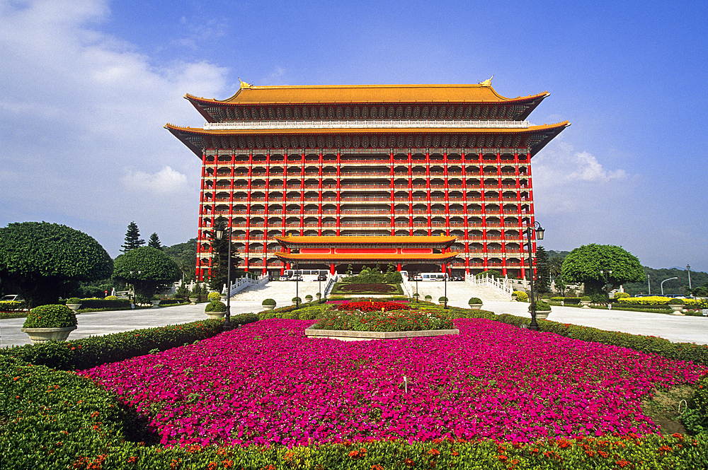 The Grand Hotel built in 1952 by Chiang Kai-shek to accommodate foreign ambassadors in Taipei,Taiwan also known as Formosa,Republic of China, East Asia