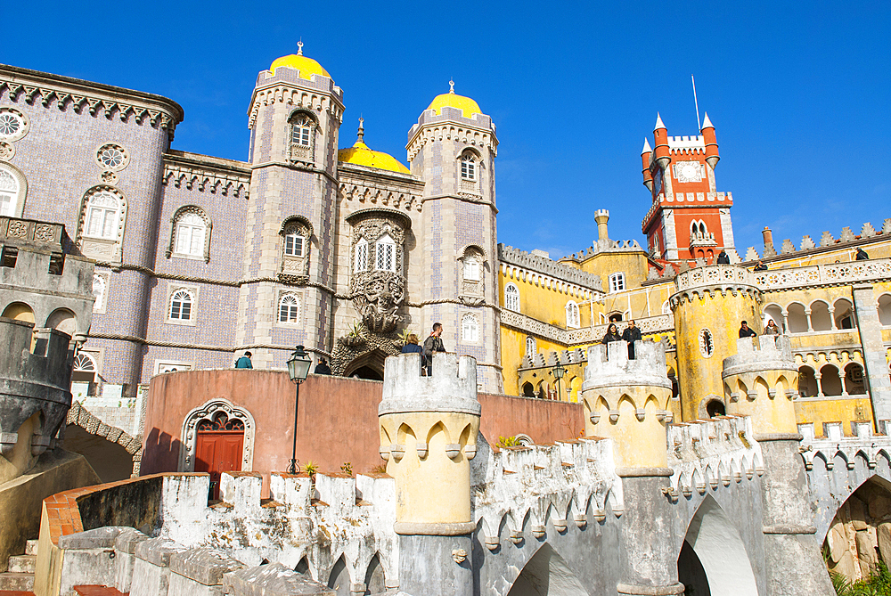 Pena National Palace, Sintra, near Lisbon, UNESCO World Heritage Site, Portugal, Europe