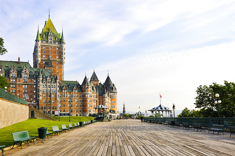 Fairmont Le hateau Frontenac, Old Quebec, UNESCO World Heritage Site, Quebec, Canada, North America