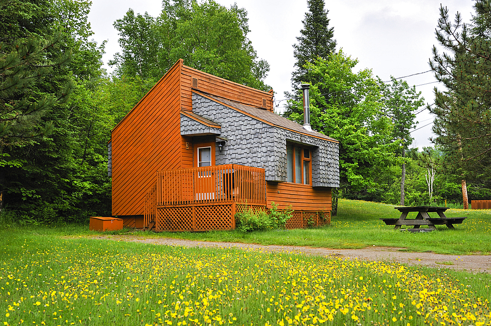 Chalet in Saguenay National Park, Riviere-Eternite district, Province of Quebec, Canada, North America