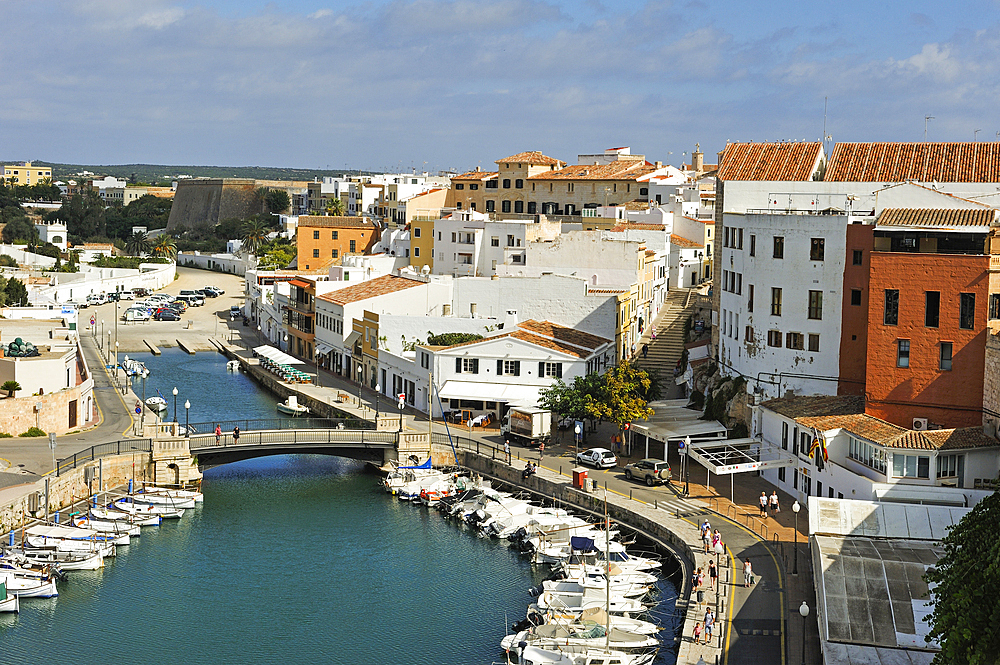 Harbour of Ciutadella de Menorca, Menorca, Balearic Islands, Spain, Mediterranean, Europe