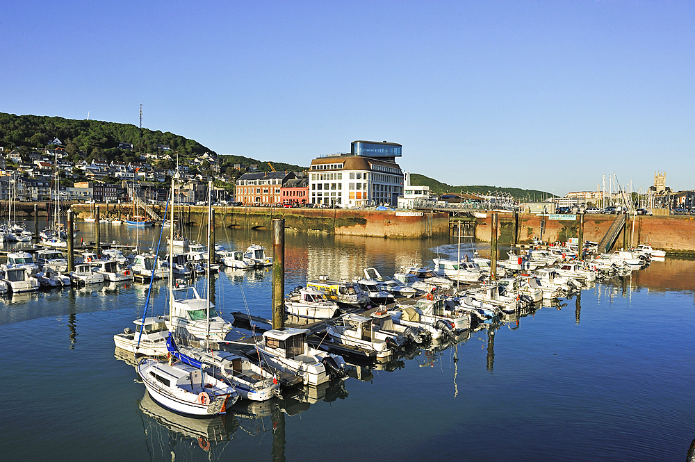 Fecamp harbour, Seine-Maritime department, Normandy region, France, Europe