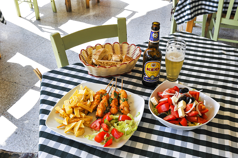 Restaurant of Kouklia, Paphos district, Cyprus, Eastern Mediterranean Sea, Europe