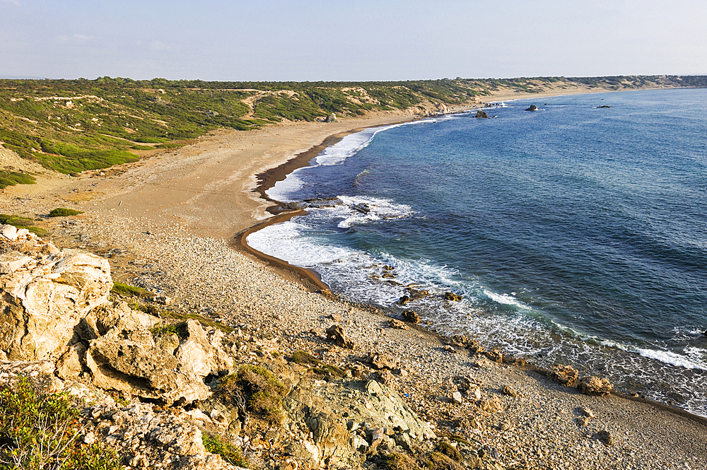 Lara Bay, Akamas peninsula, Cyprus, Eastern Mediterranean Sea, Europe