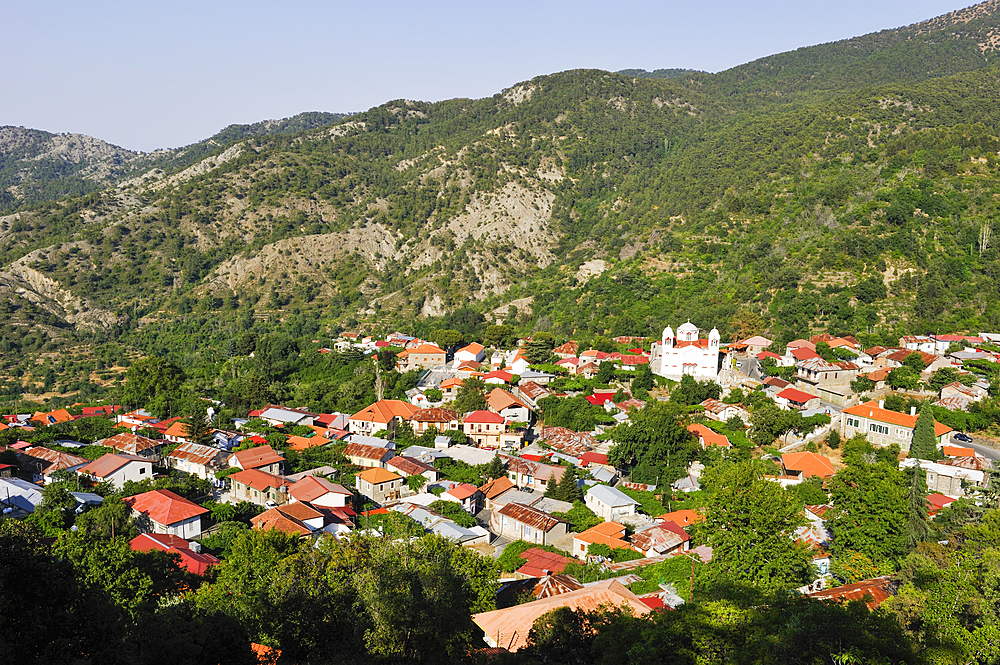 Pedoulas a village in the Troodos Mountains, Cyprus, Eastern Mediterranean Sea, Europe