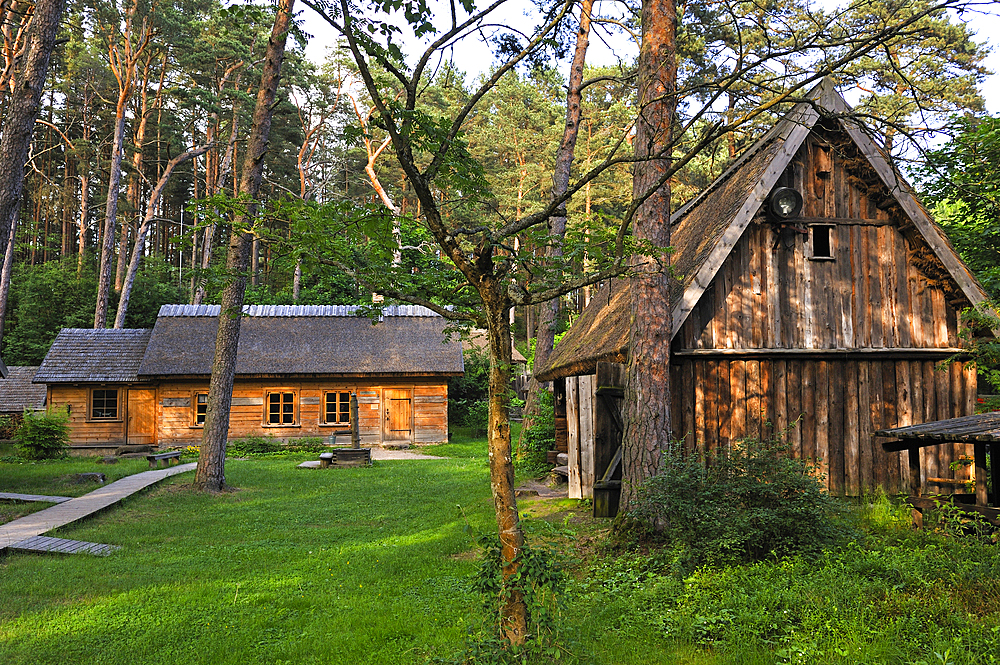 Fisherman's farmstead in the Jurmala Open Air Museum, Lielupe area, Gulf of Riga, Latvia, Baltic region, Europe