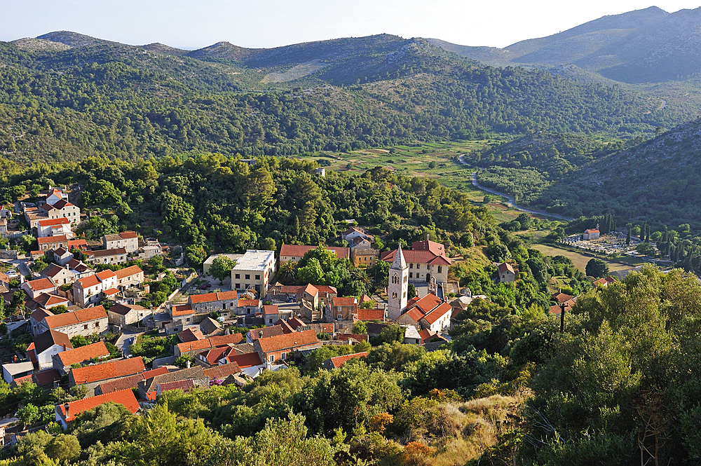 Lastovo town, Lastovo island, Croatia, Southeast Europe