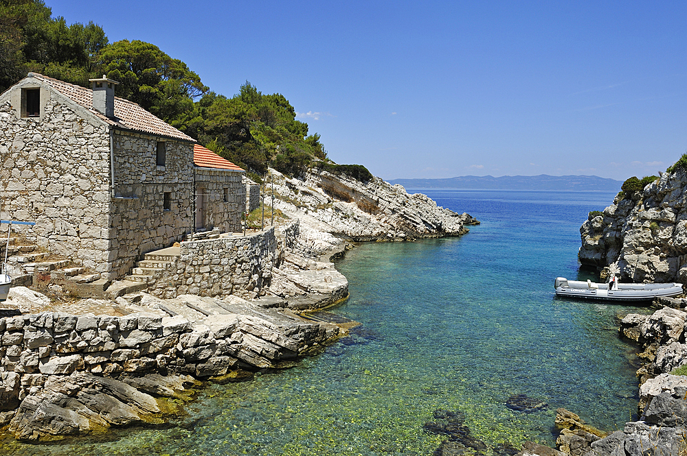 Zace Bay, Lastovo island, Croatia, Southeast Europe