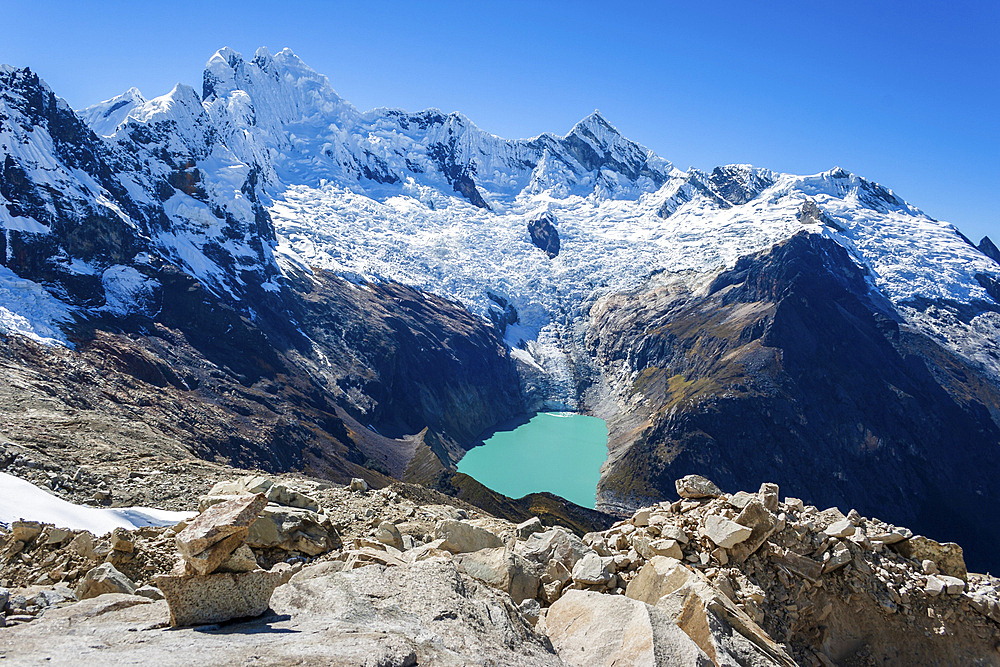 Lake Arhuaycocha, Peru.