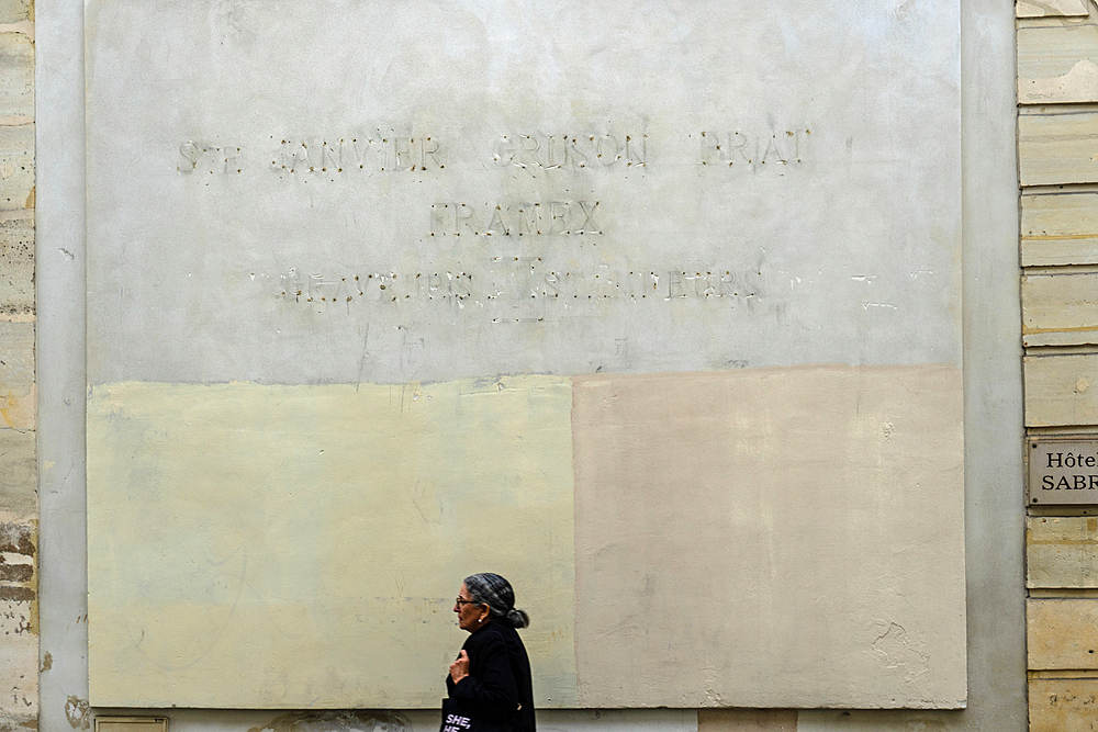 Ghost sign, Paris, France