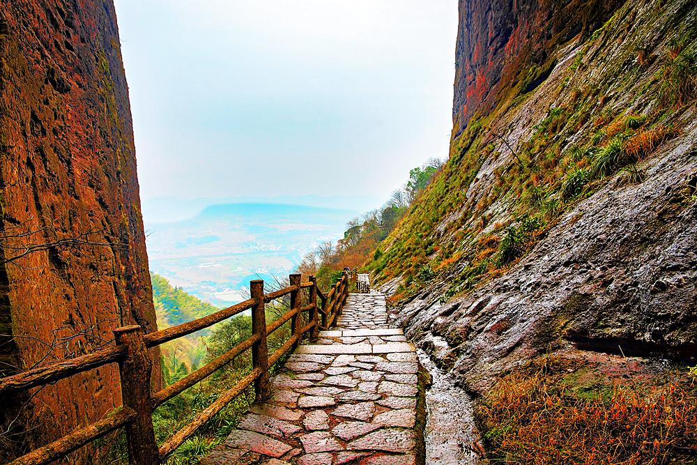 Mount Jianglang, Jiangshan City, Zhejiang Province, China.