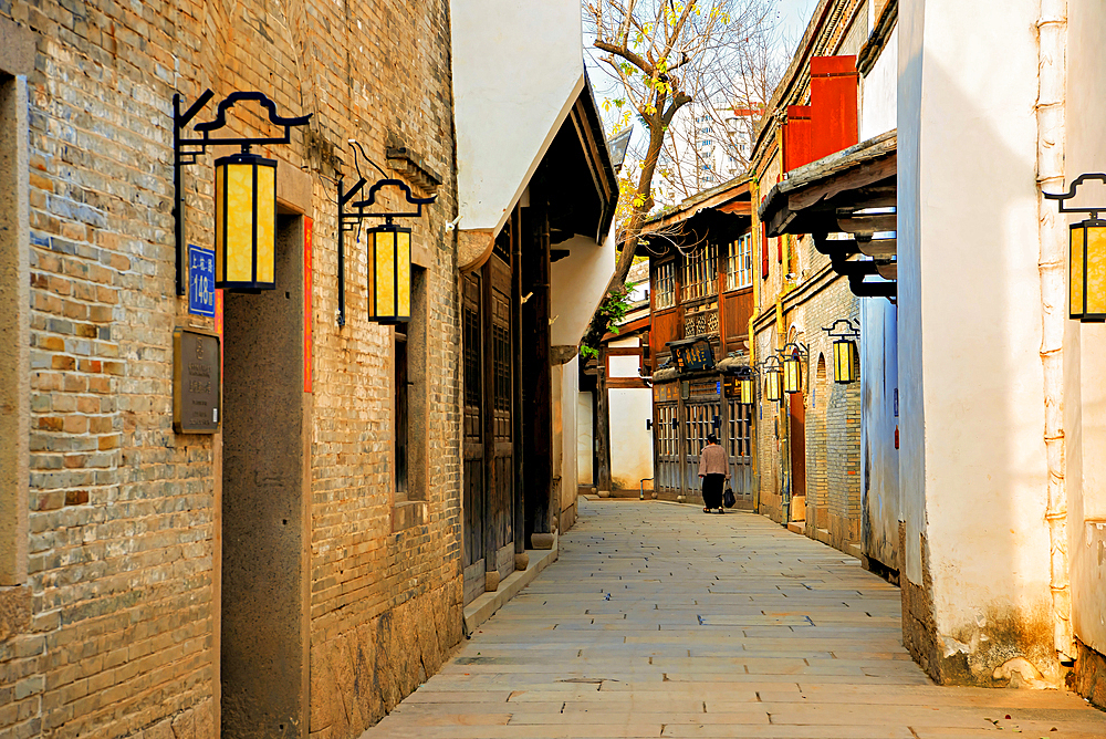 ShangXia Hang historical cultural district, Fuzhou, Fujian Province, China. The district retained and restored many heritage buildings from the Ming and Qing Dynasties to the Republic of China Era.