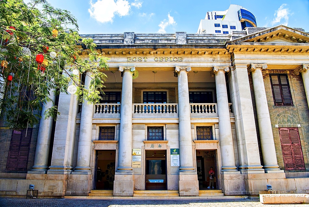 Swatow General Post Office, heritage building built in 1922. Shantou, Guangdong Province, China