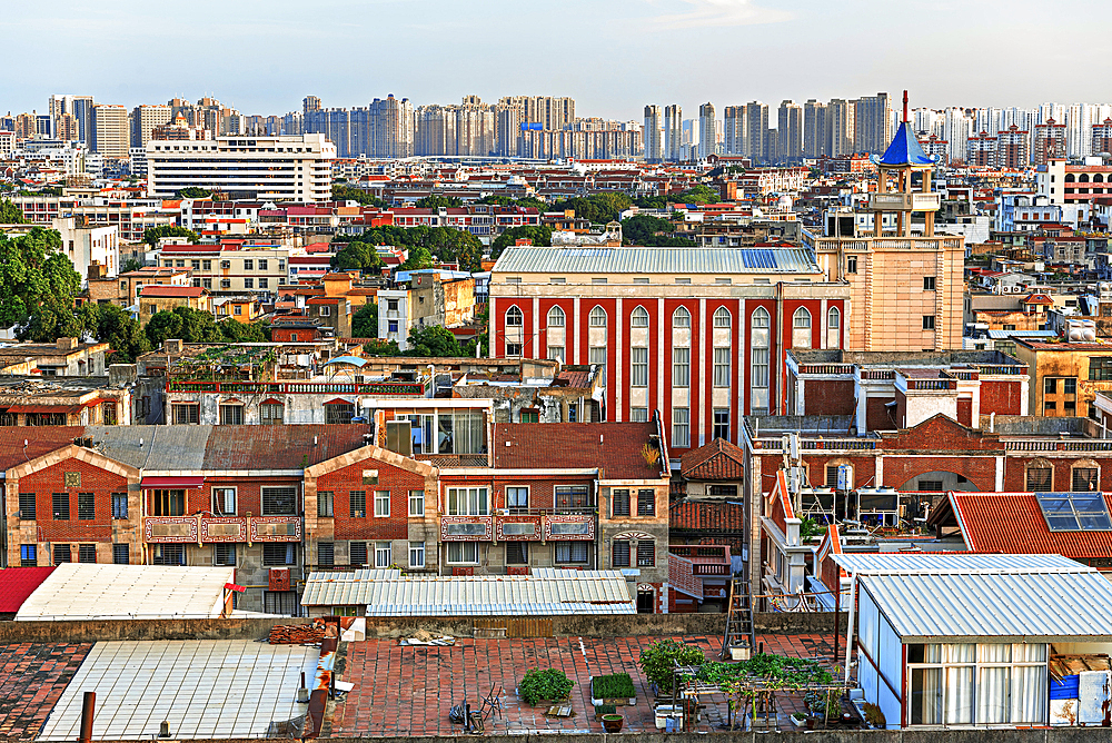 City view of the old town of Quanzhou: Emporium of the World (UNESCO World Heritage), Fujian Province, China