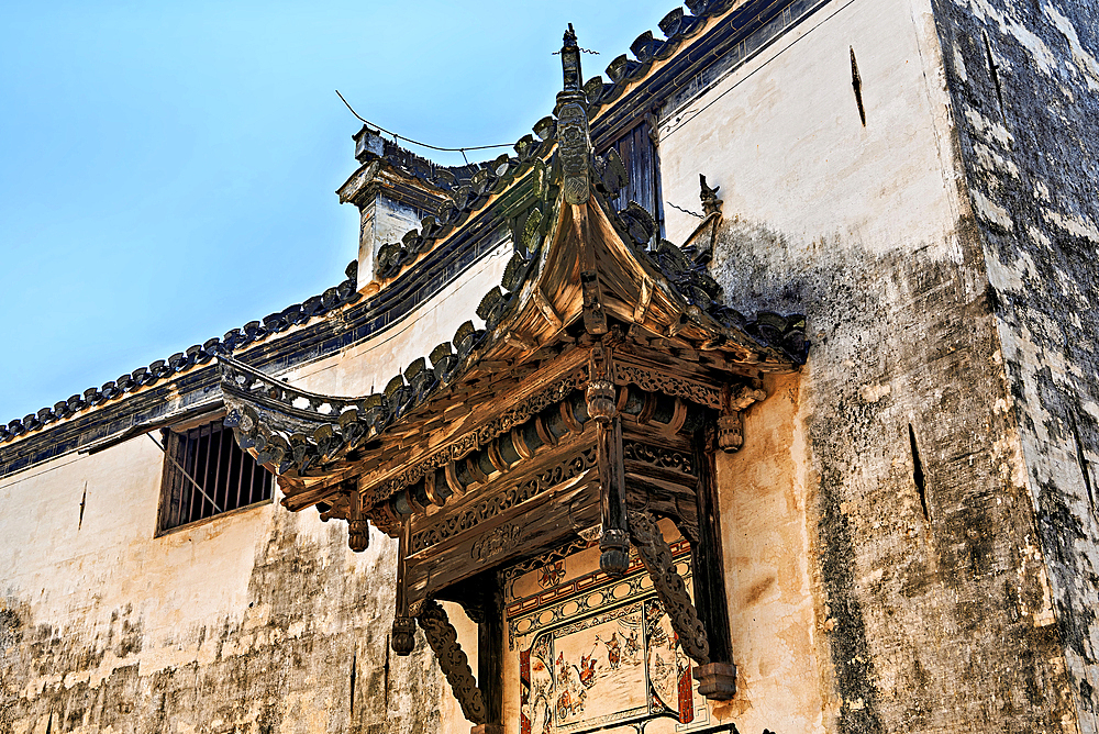 Qiankou Residences, Huangshan, Anhui Province, China. The compound comprise Hui style residences built during the Ming and Qing dynasties (1400s-1600s) by wealthy merchants.