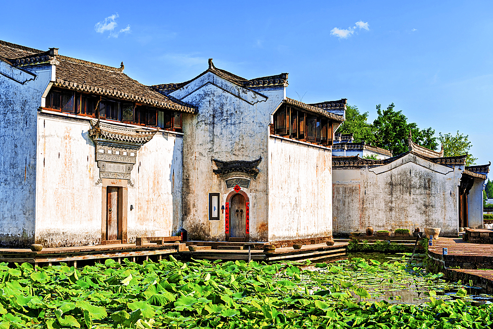 Chengkan Ancient Village, Huangshan City, Anhui, China. The village was established 1800 years ago by the Luo family clan. It has buildings dating as early as the Song Dynasty (960 to 1279 AD).