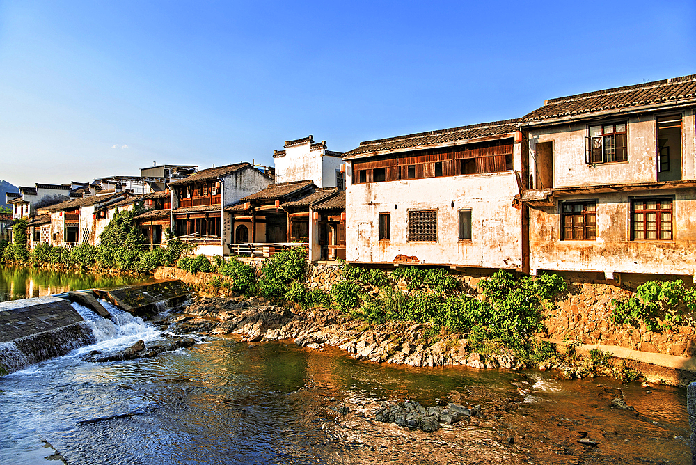 Chengkan Ancient Village, Huangshan City, Anhui, China. The village was established 1800 years ago by the Luo family clan. It has buildings dating as early as the Song Dynasty (960 to 1279 AD).
