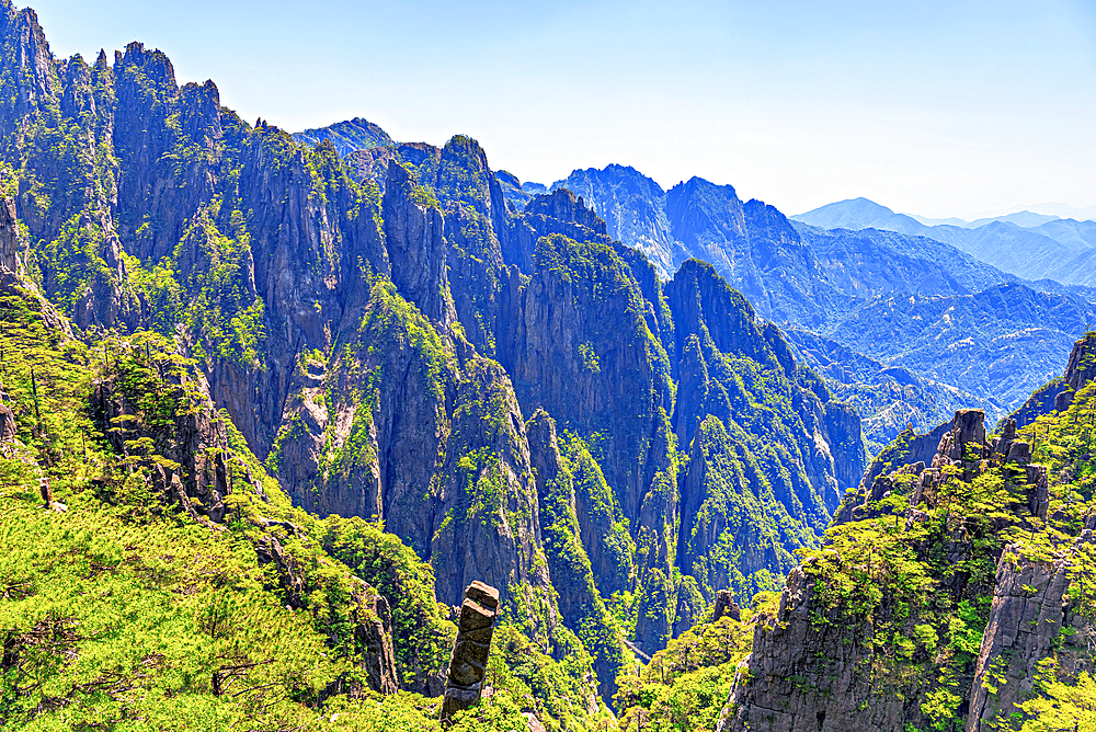Huangshan (Mt Huang), UNESCO World Heritage and UNESCO Global Geopark, Anhui Province, China.