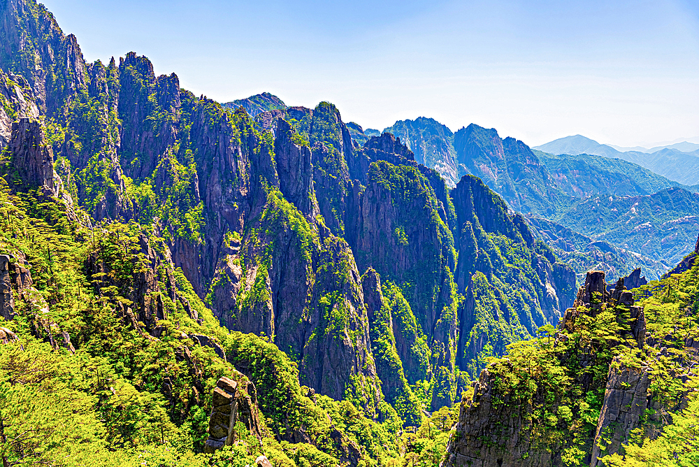 Huangshan (Mt Huang), UNESCO World Heritage and UNESCO Global Geopark, Anhui Province, China.