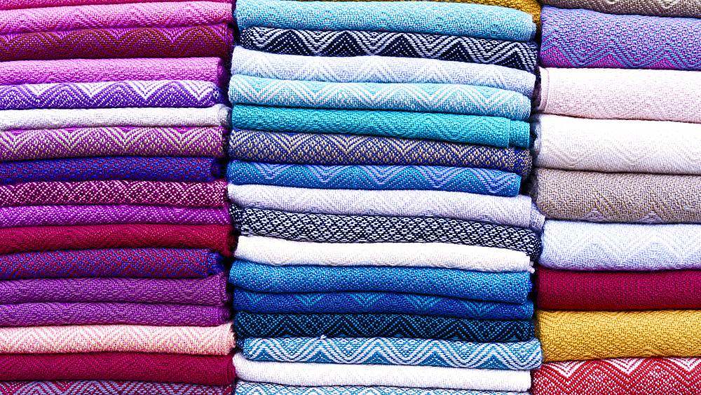 Handmade fabrics, Purmamarca, Argentina