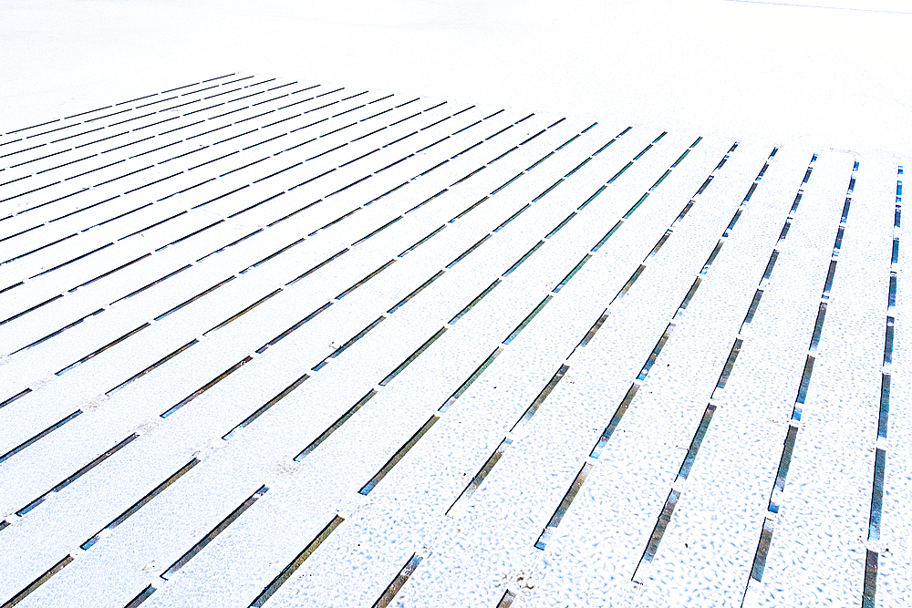 Geometric salt patterns, Salinas Grandes, Jujuy, Argentina